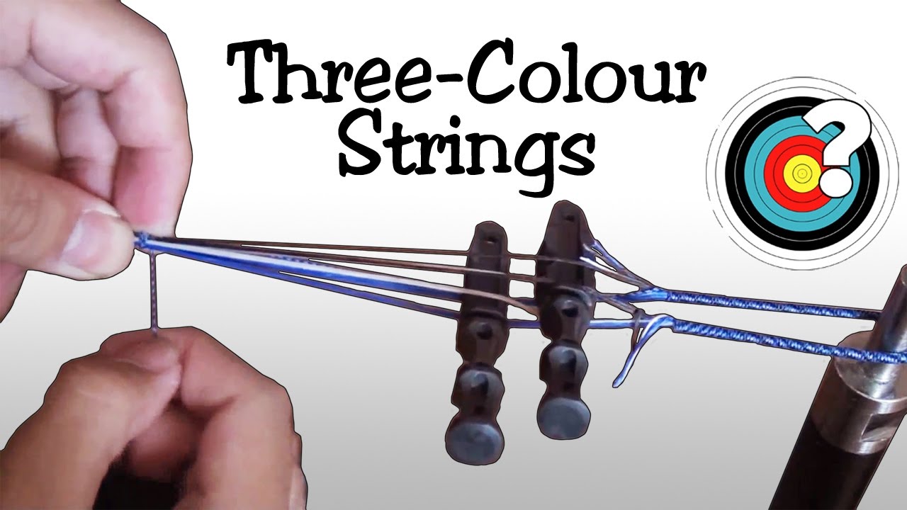 Archery | Making A Three-Colour Endless Loop Bowstring