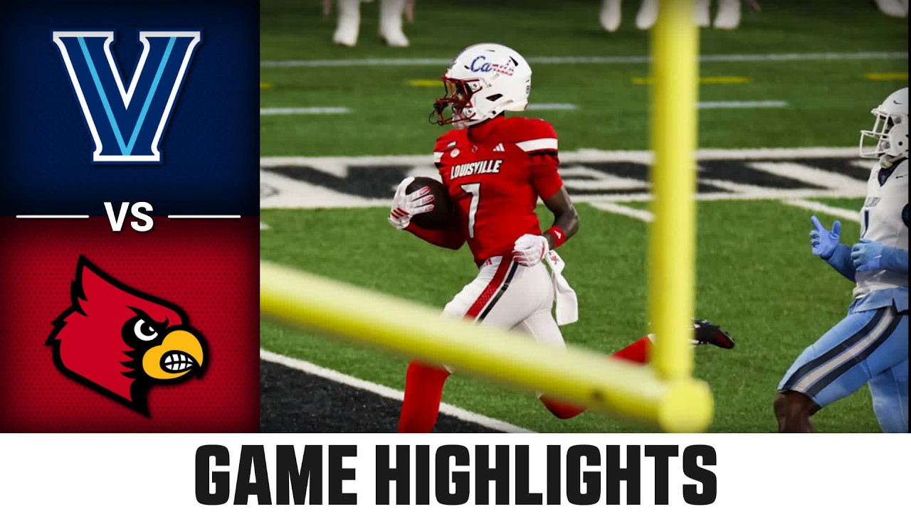 Villanova vs. Louisville Highlights | 2026 ACC Football