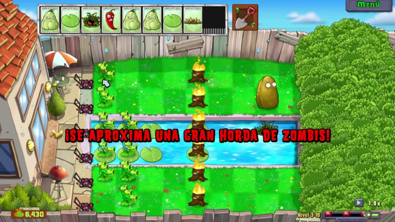PvZ Replanted 2026: PISCINA DIA NIVEL 4-0.