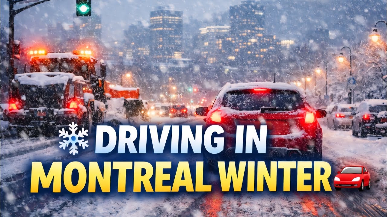 DRIVING IN MONTREAL WINTER