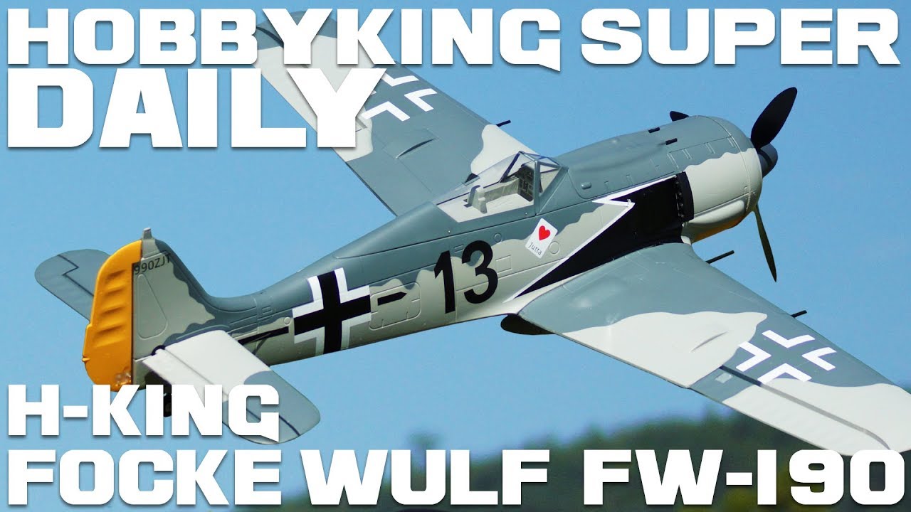 H-King Focke Wulf FW-190 Butcher Bird EPO 1600mm (63