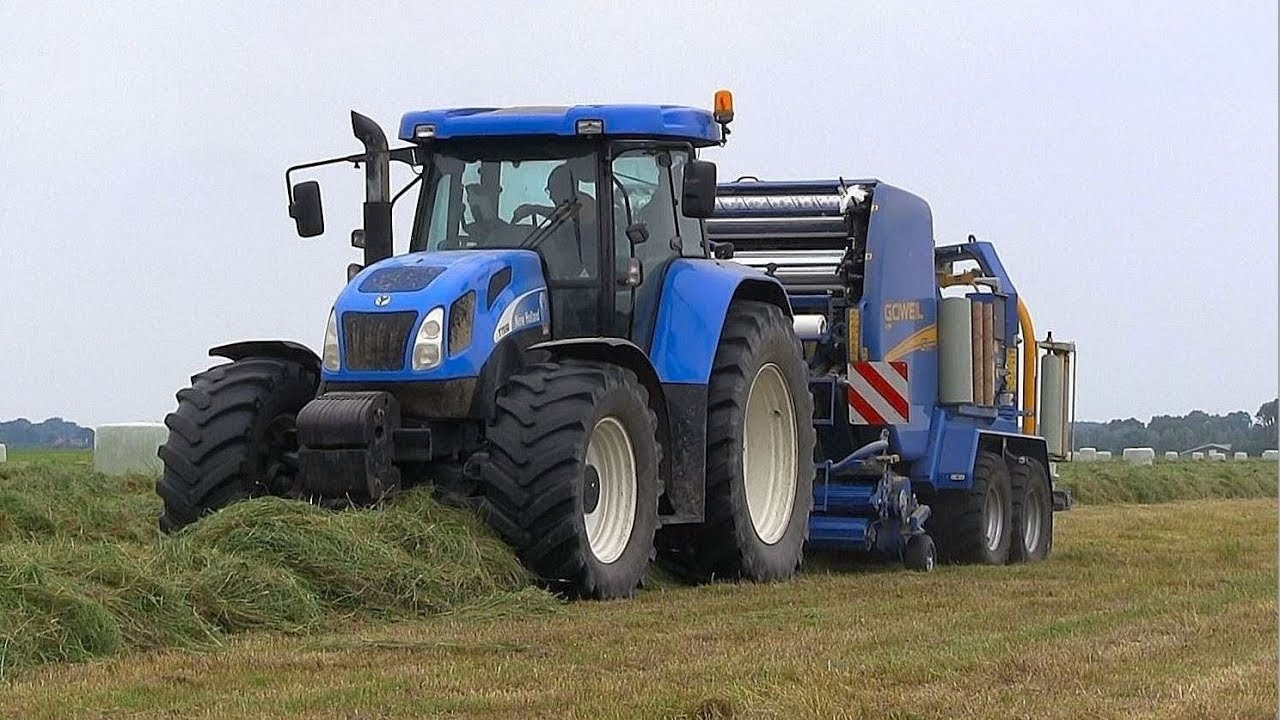 Persen/wikkelen met GOWEIL G1 F125  Loonb. t'Hogeland Winsum.