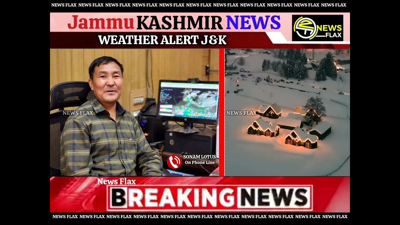 SONAM LOTUS ON HEAVY SNOWFALL IN KASHMIR