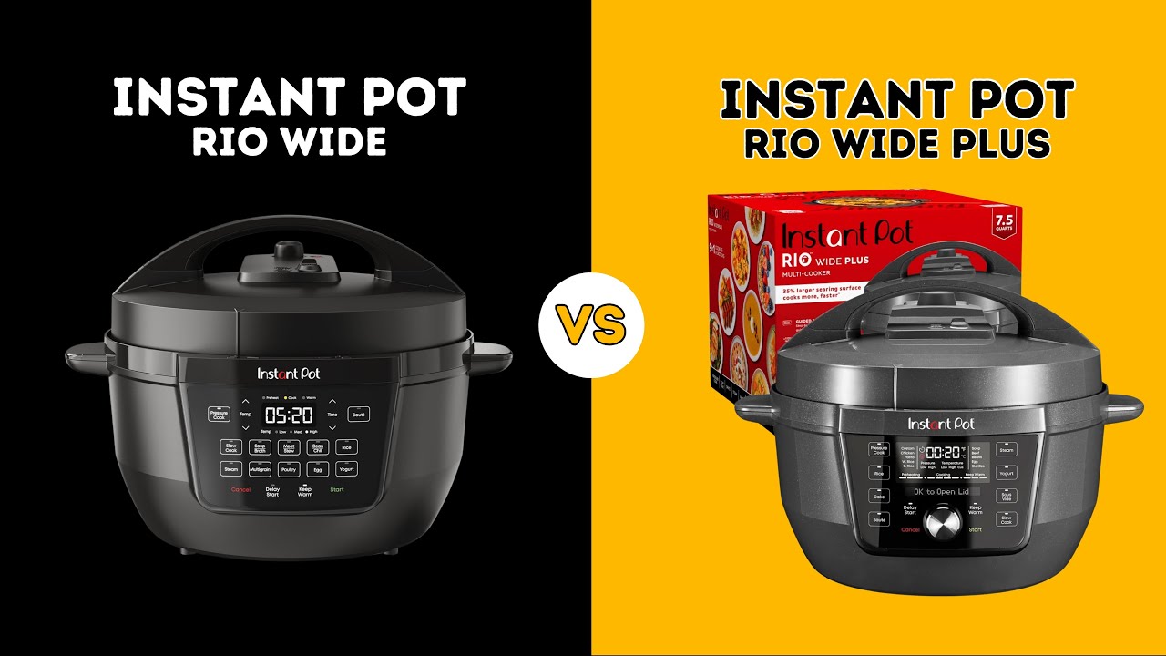 ⭐ Сравнение Instant Pot Rio Wide и Instant Pot Rio Wide Plus ⭐