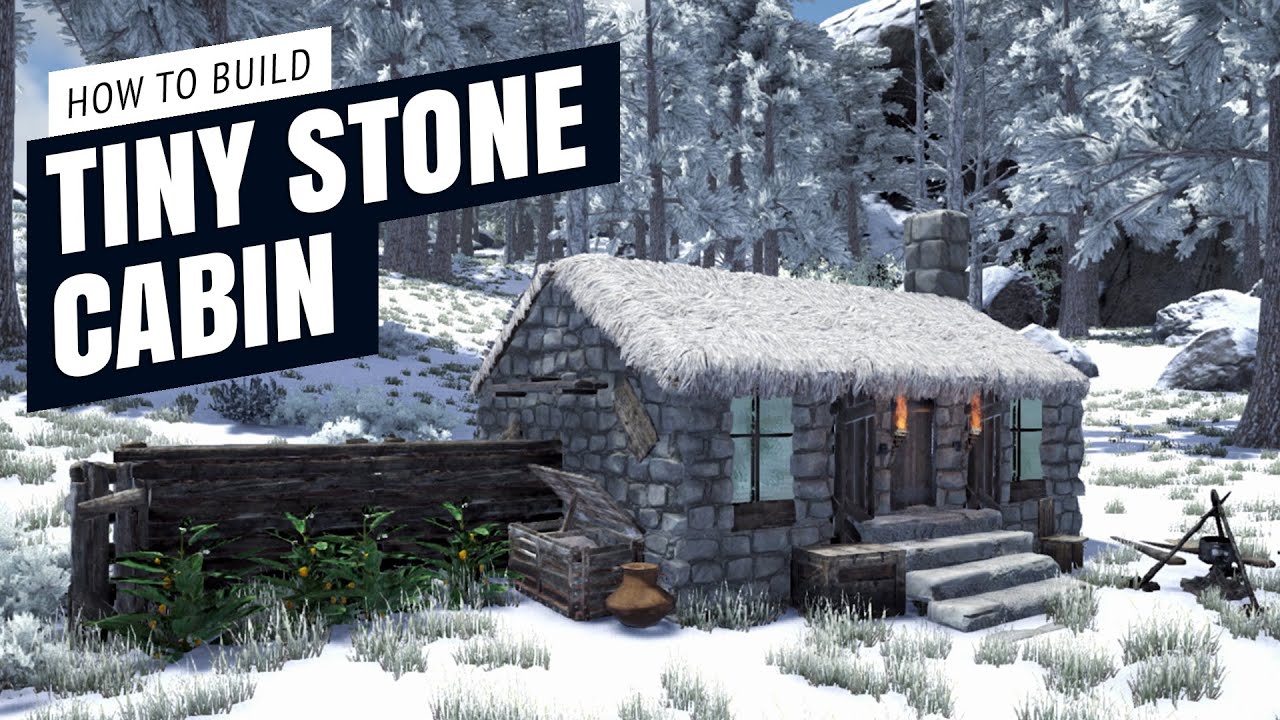 Ark: How To Build A Tiny Stone Cabin