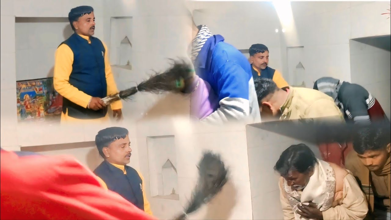 ठंड गुफा के भव्य दर्शन भक्तों की भीड़ पूज्य गुरुदेव श्री राम भूषण पुजारी जी महाराज कन्नपुर धाम 
