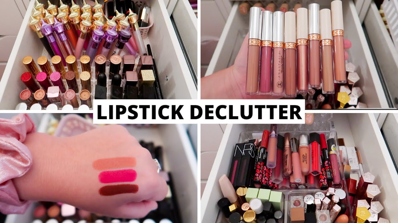 LIPSTICK DECLUTTER - PART 1 | Paige Koren