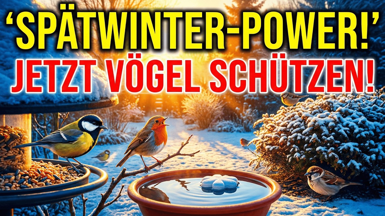 Vogelschutz im Spätwinter – So hilfst du richtig!