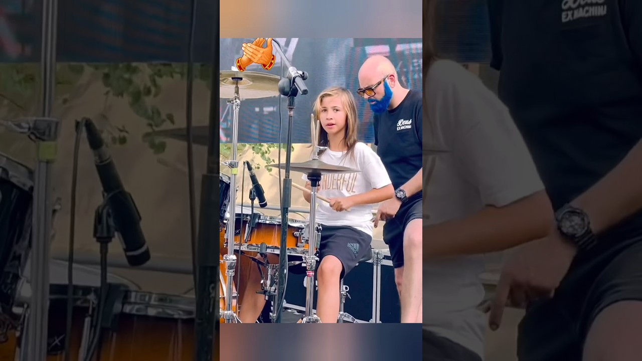 La figlia di CARMEN RUSSO è una batterista provetta ❤️