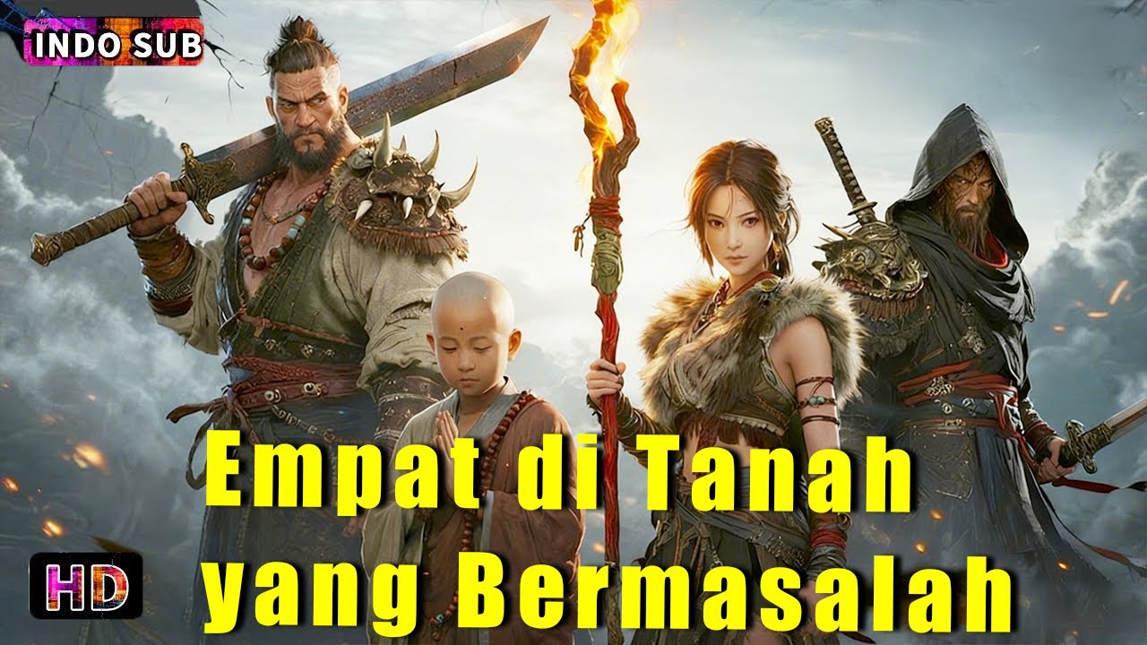 INDO SUB丨Empat di Tanah yang Bermasalah | Aksi / Fantasi / Petualangan | Bioskop Tiongkok 2025