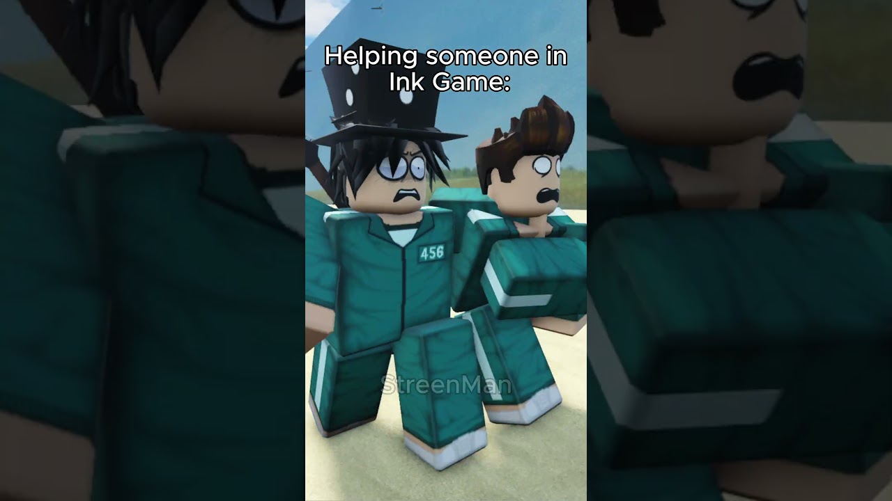 Ink Game Friendships #roblox #robloxanimation