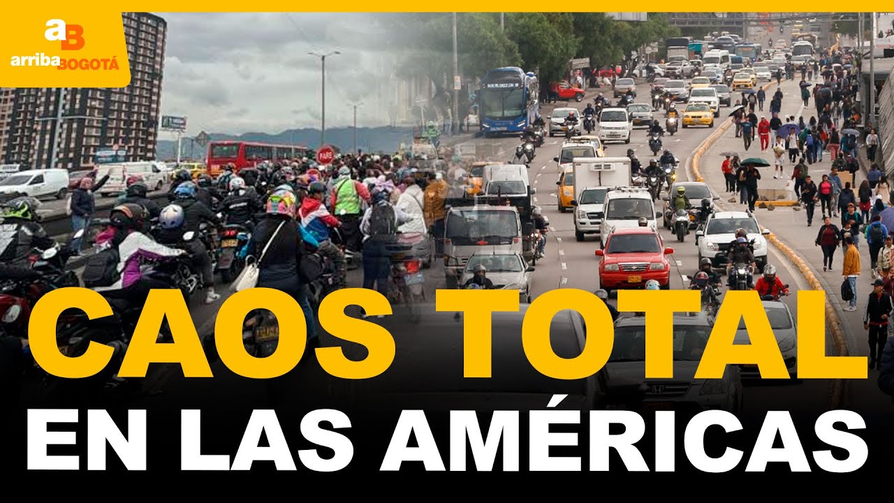 Colapsa el tr&aacute;fico en Bogot&aacute; tras siniestro vial en la 68 con Am&eacute;ricas | CityTv | ArribaBogot&aacute;