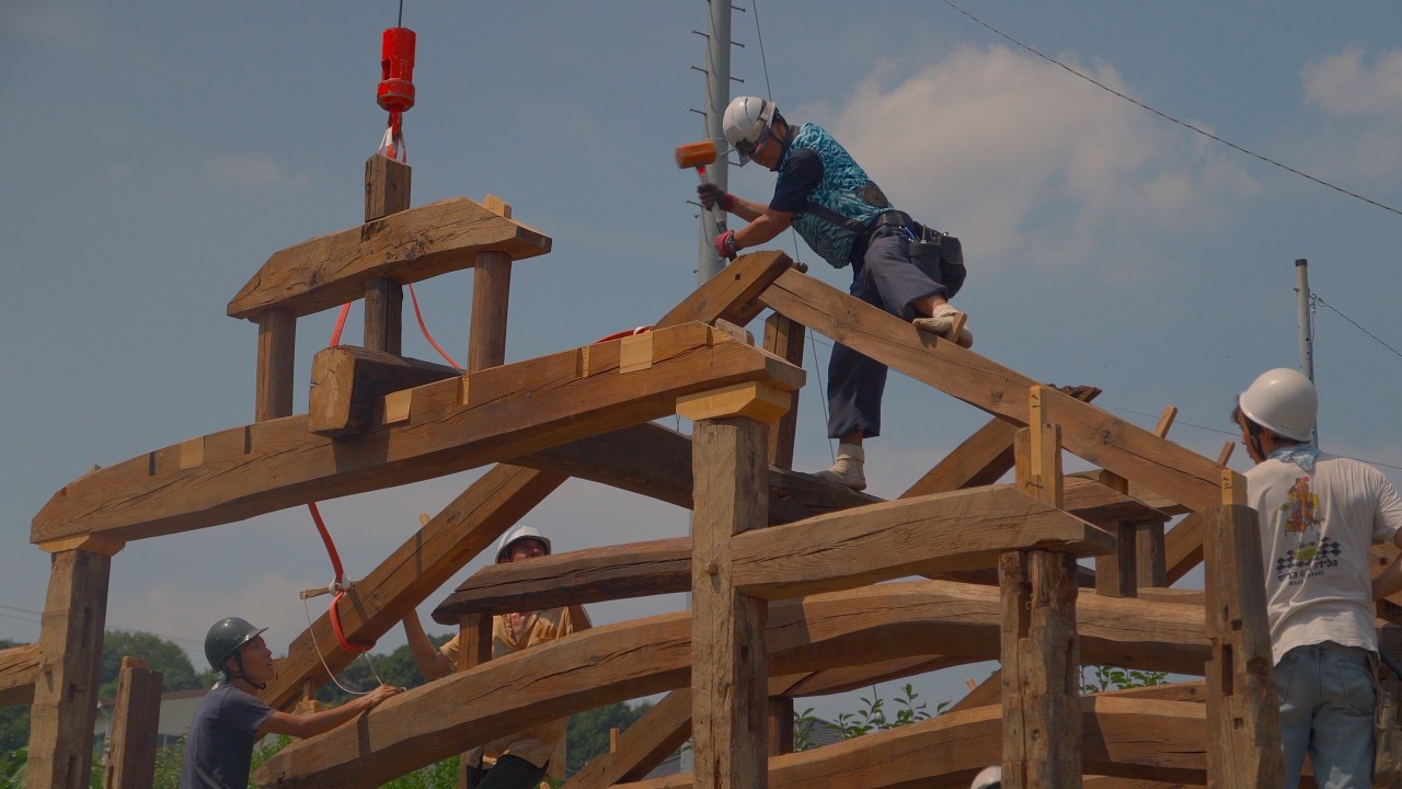 Reassembling a 100 Years Old Japanese Joinery Timber Frame
