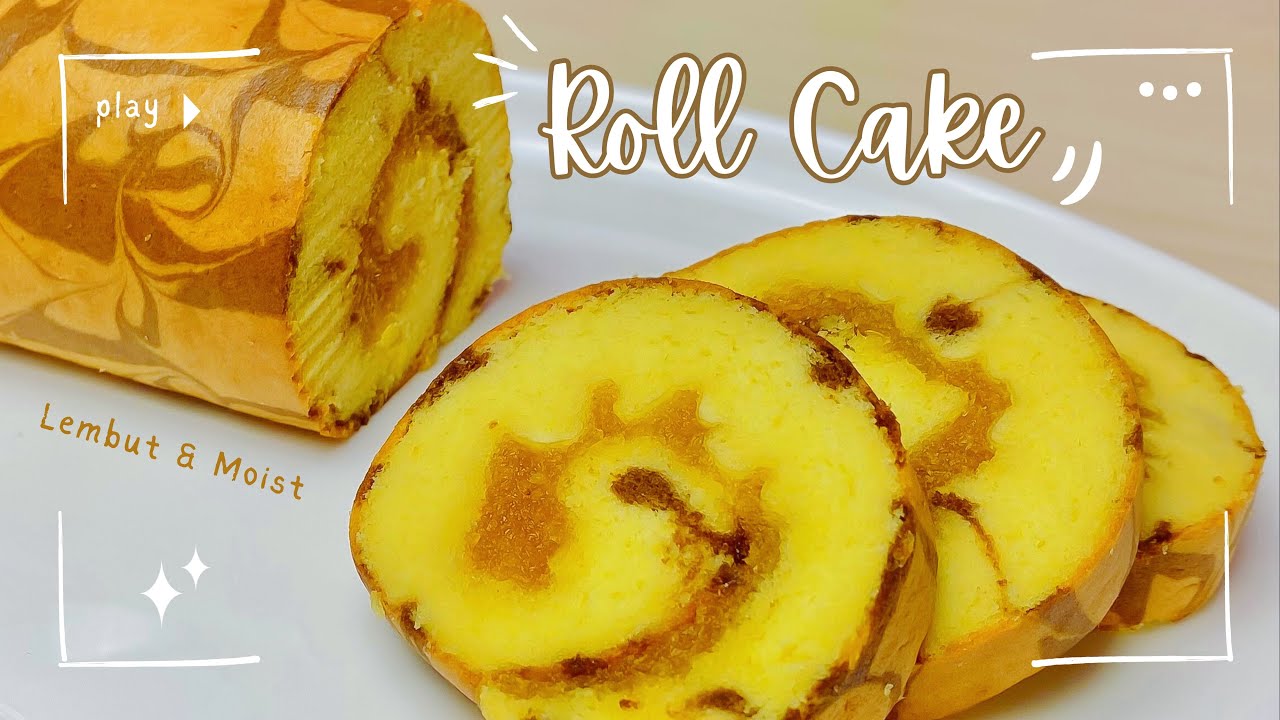 100% Berhasil | Resep Bolu gulung Anti gagal