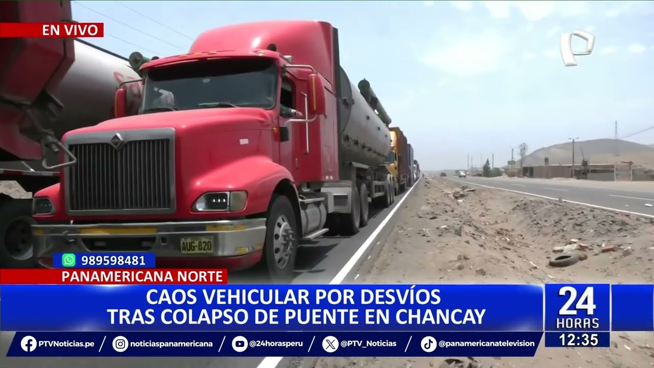 Conductores varados en la vía Huacho-Lima por restricciones de tránsito