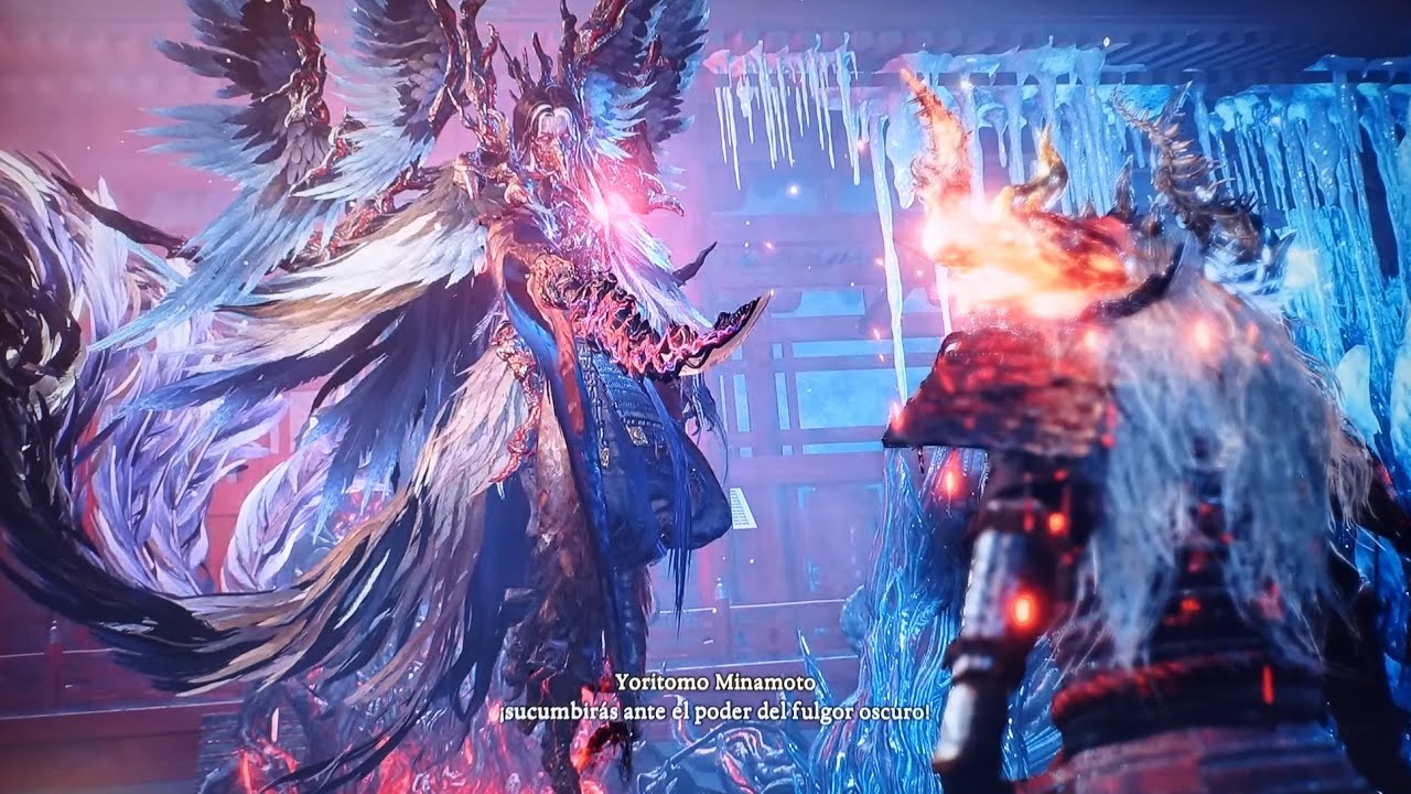 Nioh 3. Yoritomo Minamoto No Damage a parrys con el estilo samurai