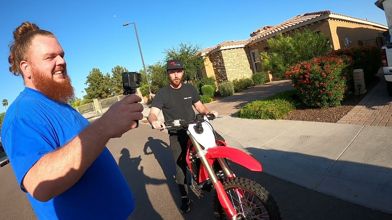 Huge dirtbike accident involving Kyle