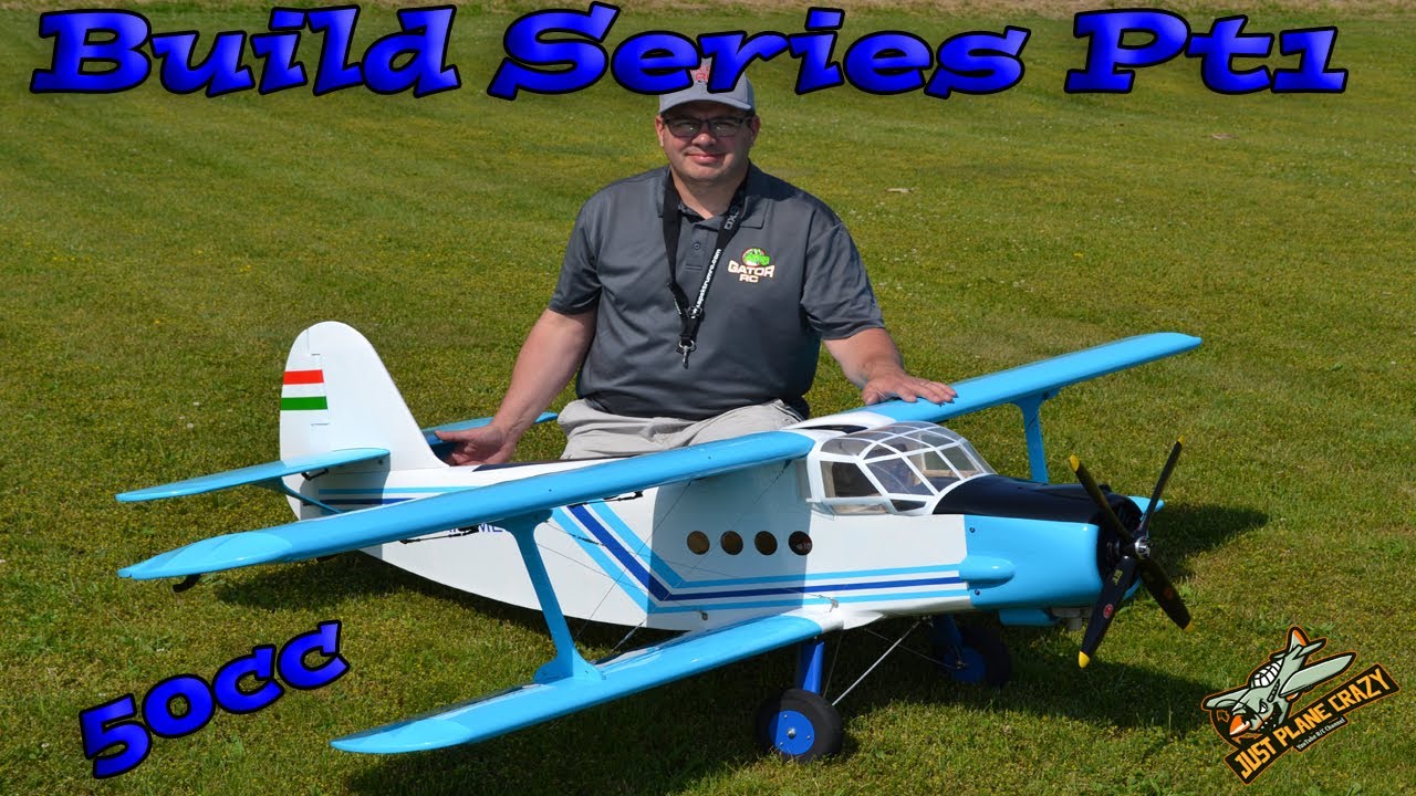 Maxford USA 50cc Antonov An-2 Build Pt1 from Gator-Rc