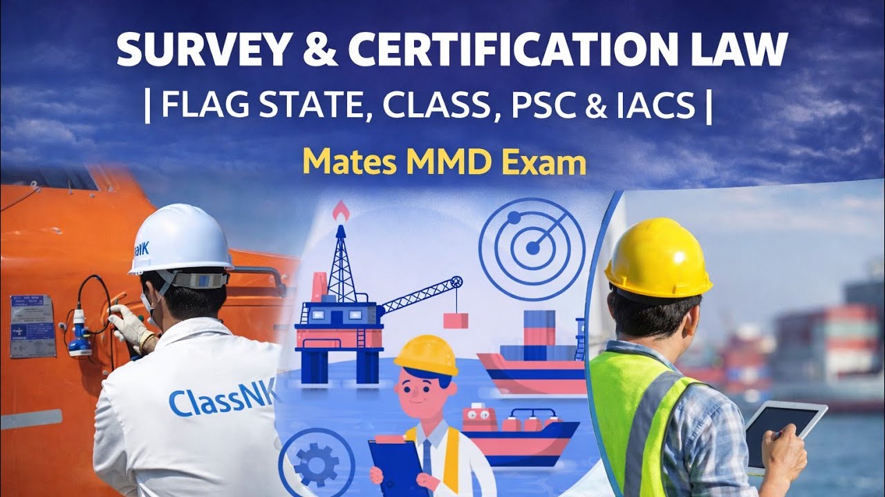 Survey & Certification Law Explained | Flag State, Class, PSC & IACS | Mates MMD Exam