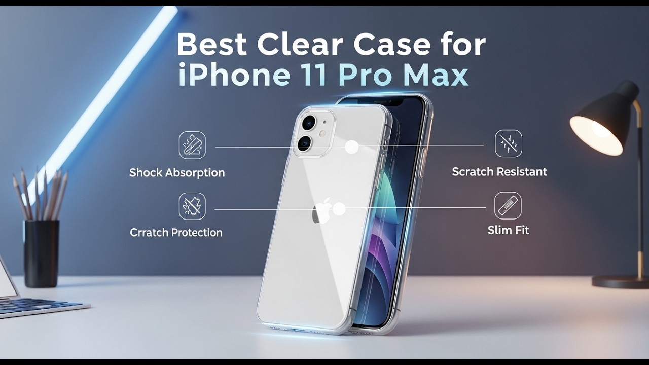 Top 5 Best Clear Case For iphone 11 Pro Max |  Best iPhone 11 Pro Max Cases That Actually WORK!