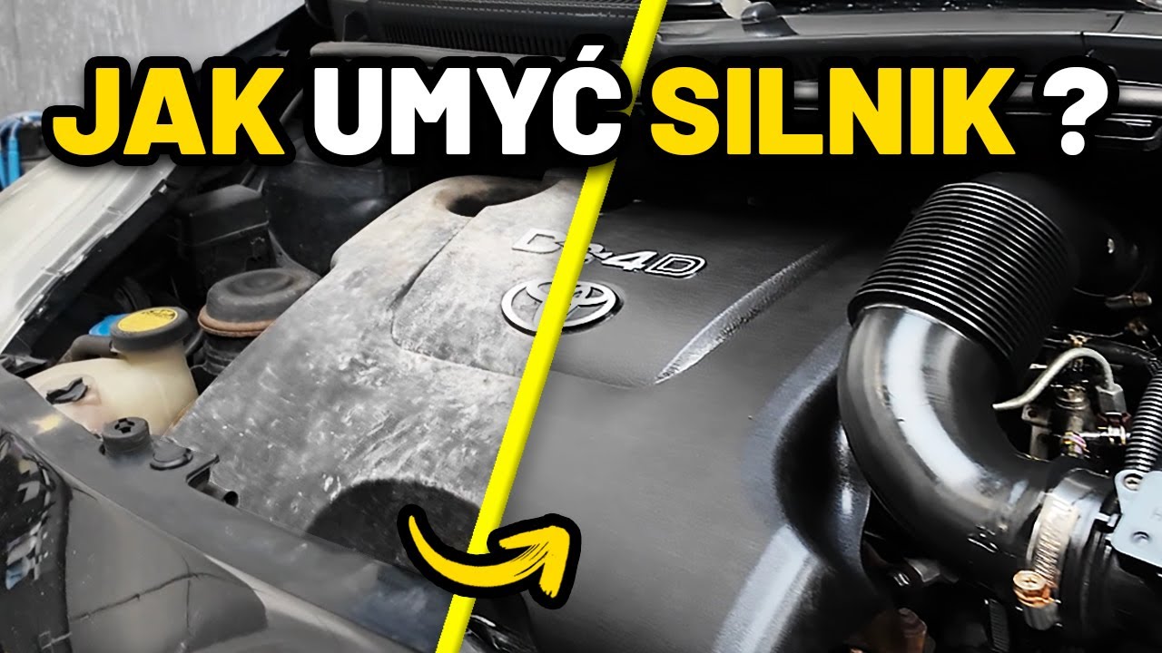 Jak UMYĆ SILNIK w SAMOCHODZIE ? Jak NOWY !