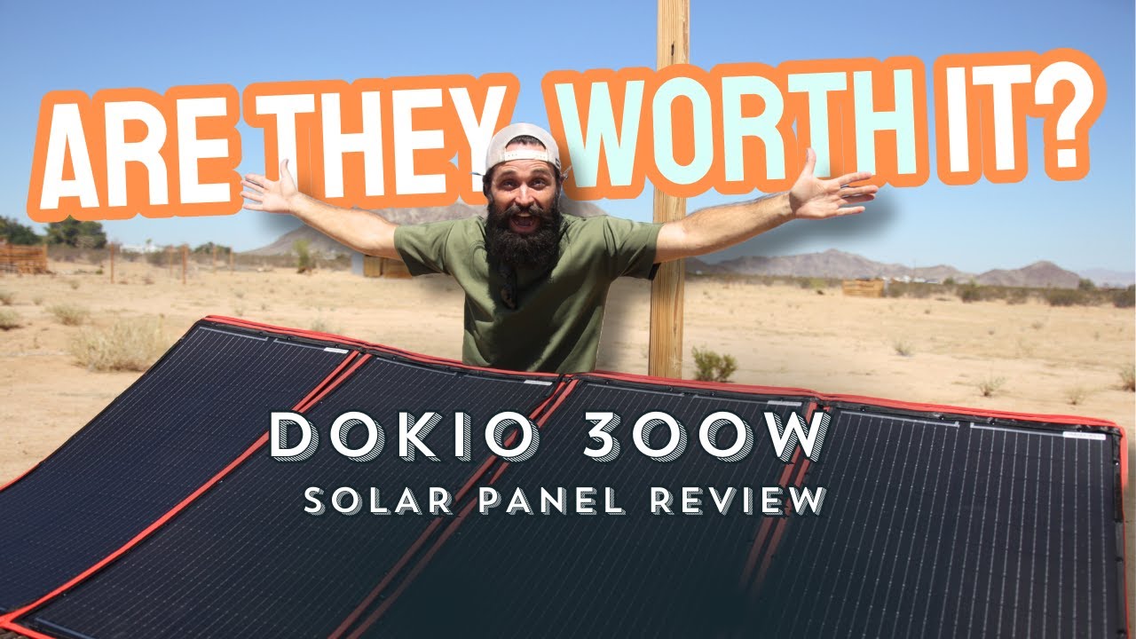Dokio 300W Portable Foldable Solar Panel Product Review | Solar Panel for Offgrid Living