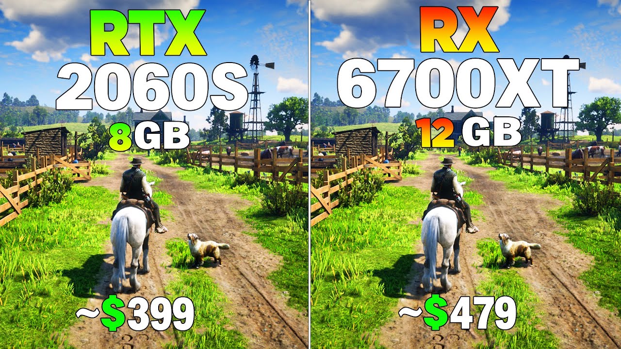 RTX 2060 Super vs RX 6700 XT - Test in 8 Games
