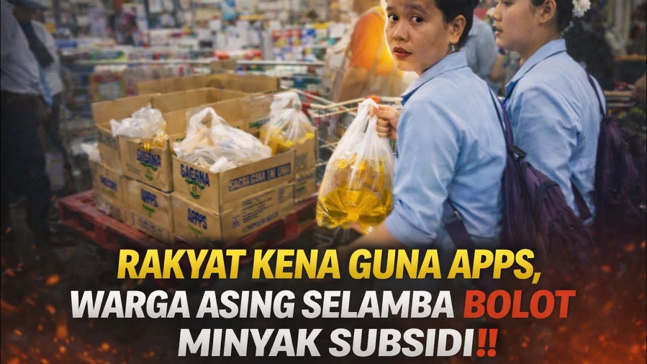 KECOH‼️TAK GUNA SISTEM ECOSS🔴WARGA ASING SELAMBA BORONG MINYAK MASAK DI PASARAYA HM BANGI