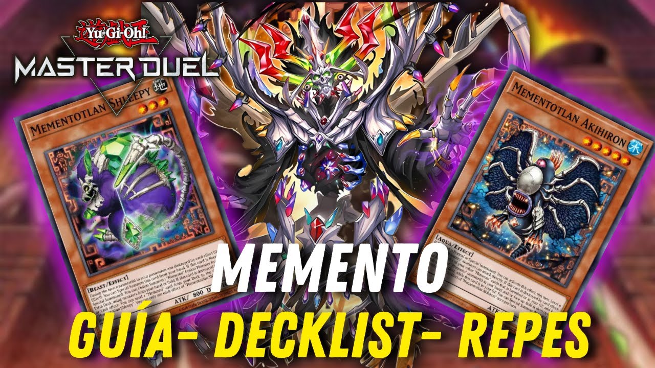 MEMENTO/ GUIA- DECKLIST Y REPES / YUGIOH MASTER DUEL