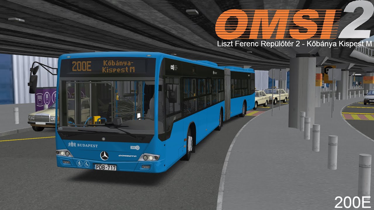OMSI 2 | 200E | Liszt Ferenc Repülőtér 2 - Kőbánya Kispest M | Mercedes Benz Connecto G