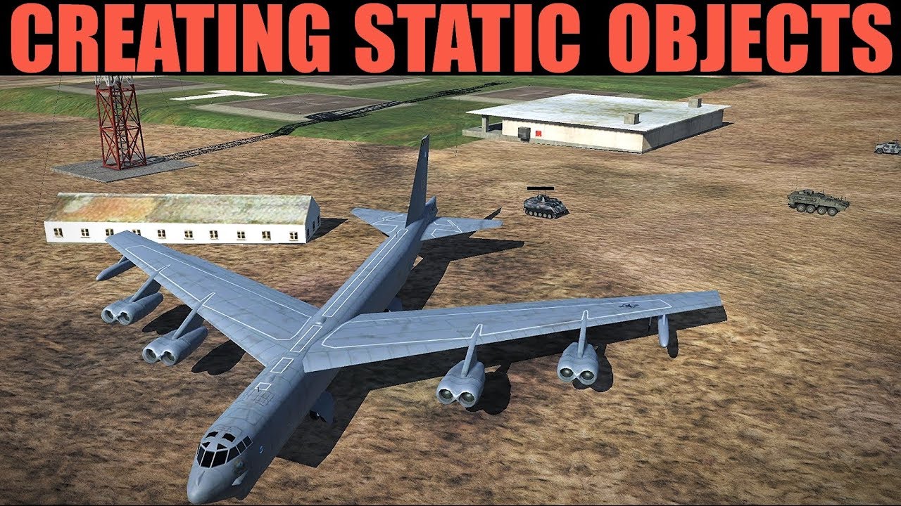 Редактор миссий: создание статических объектов | DCS WORLD