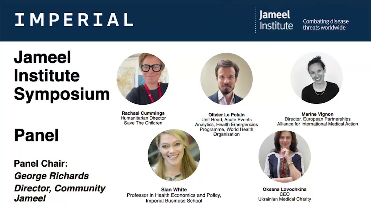 Jameel Institute Symposium 2024 | Strengthening Health Systems for Emergencies | Panel discussion