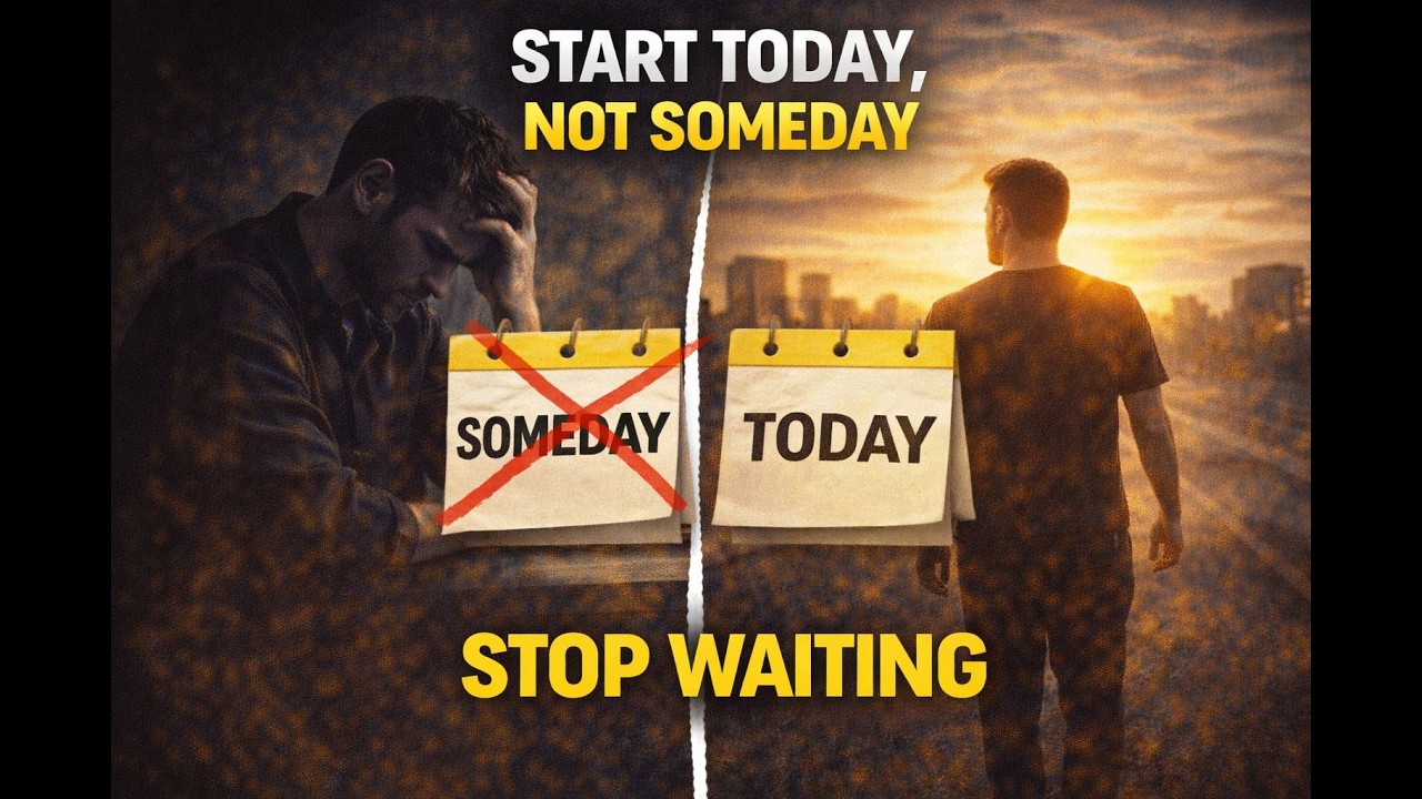 Stop Waiting — Start Today | Powerful Motivation