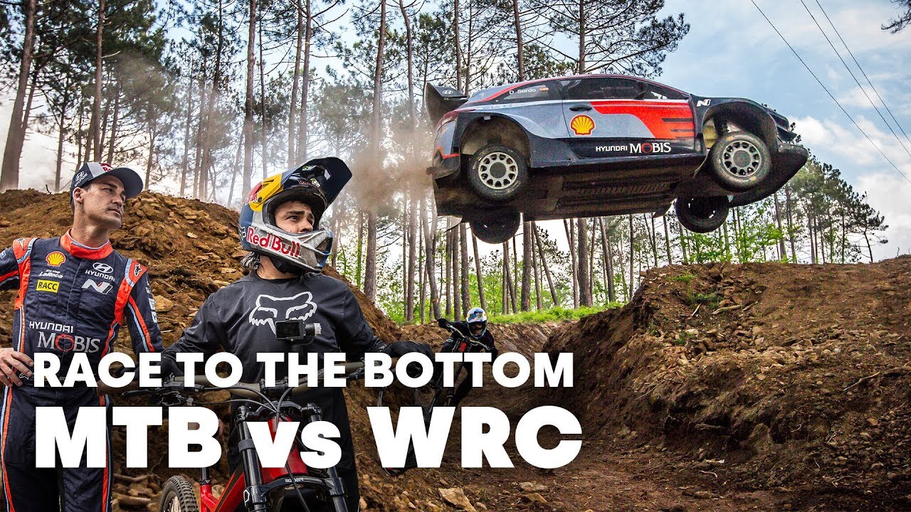 Mountain Biker Races WRC Driver I Andreu Lacondeguy vs Dani Sordo