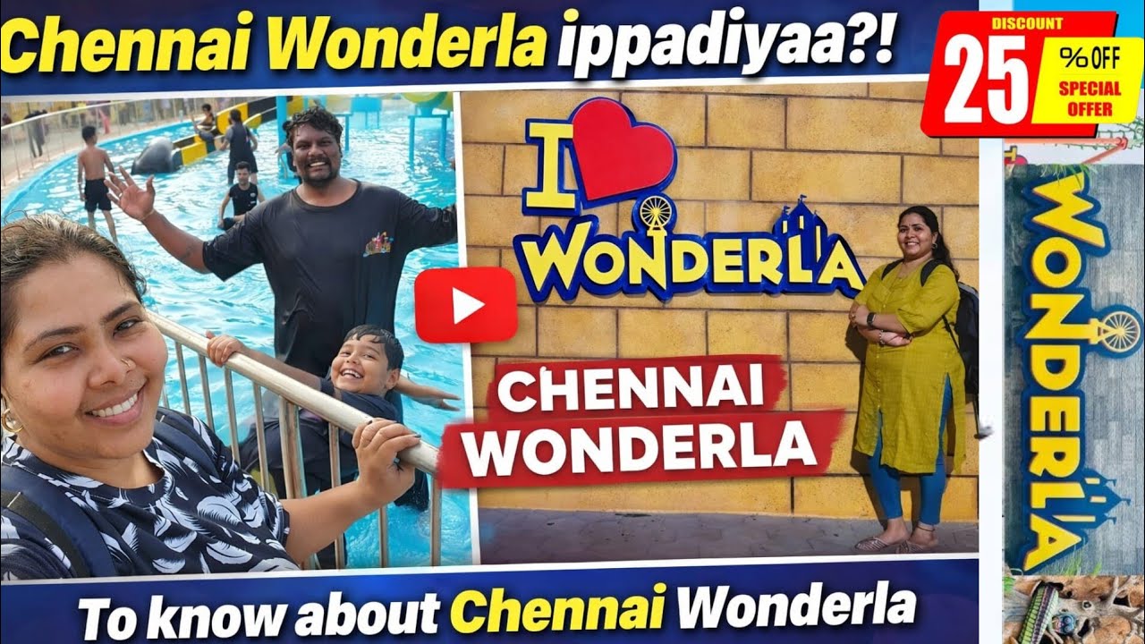 Wonderla Chennai Full Video 🎢 | Ticket Price, Discounts, Offers & Best Rides | 2026 Guide #jk 