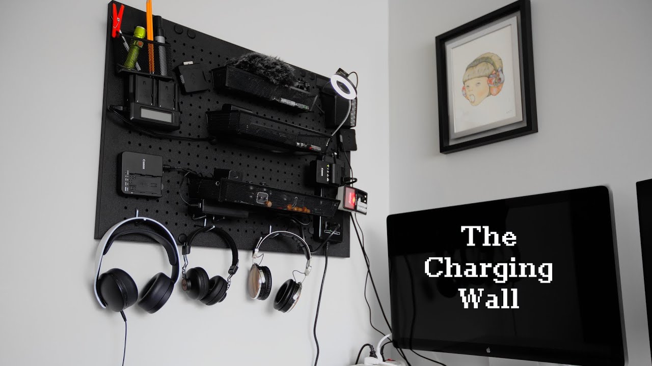 DIY Camera Charging Wall
