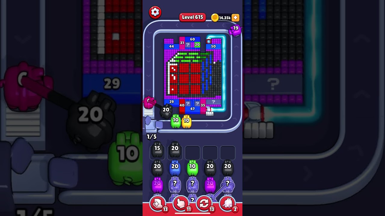 【 Pixel Flow 】Level 615 Fail.5