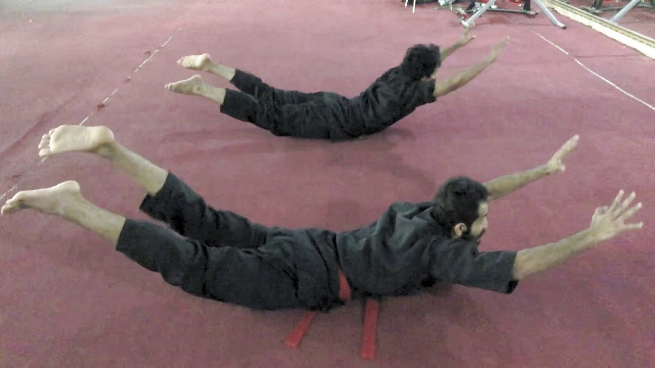 Abdullah Minor  سنابات 4 تمارين من داخل دوجو النينجا العربي مصنع الرجال