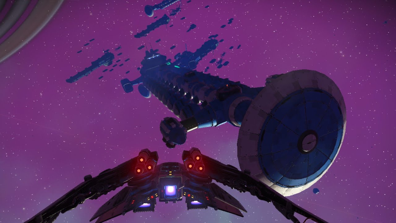 Lazystream playing No Man's Sky with no building yet :D