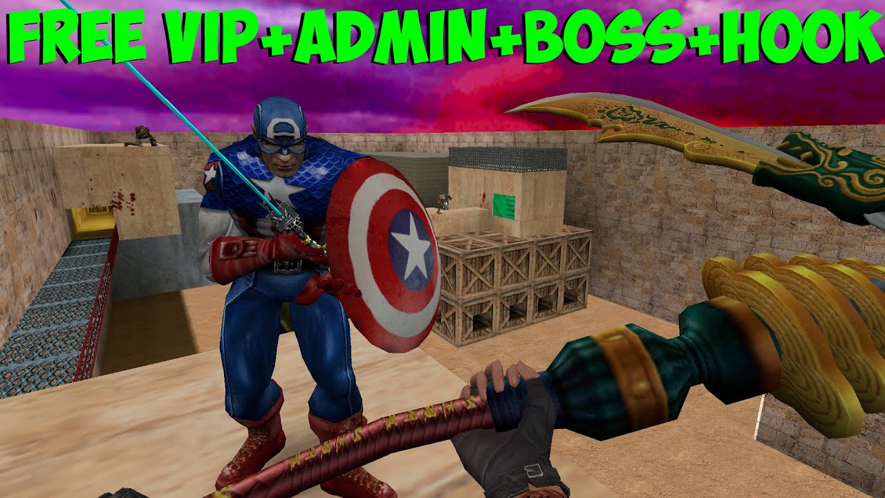 FREE VIP+ADMIN+BOSS+HOOK [ОБНОВА] | CS 1.6 зомби сервер №1089