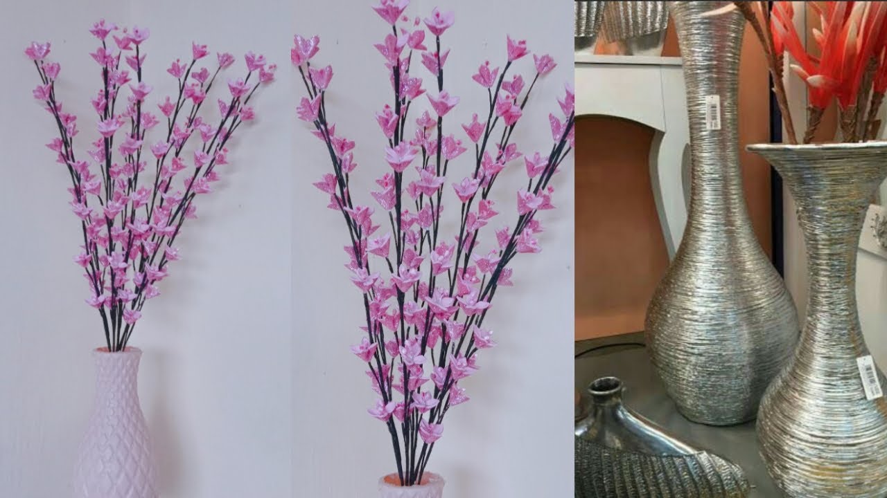 Дизайнерский уголок-цветы из пенопласта и вазочек || Пена для цветов DIY || Пена Крафт || Пена Цветы