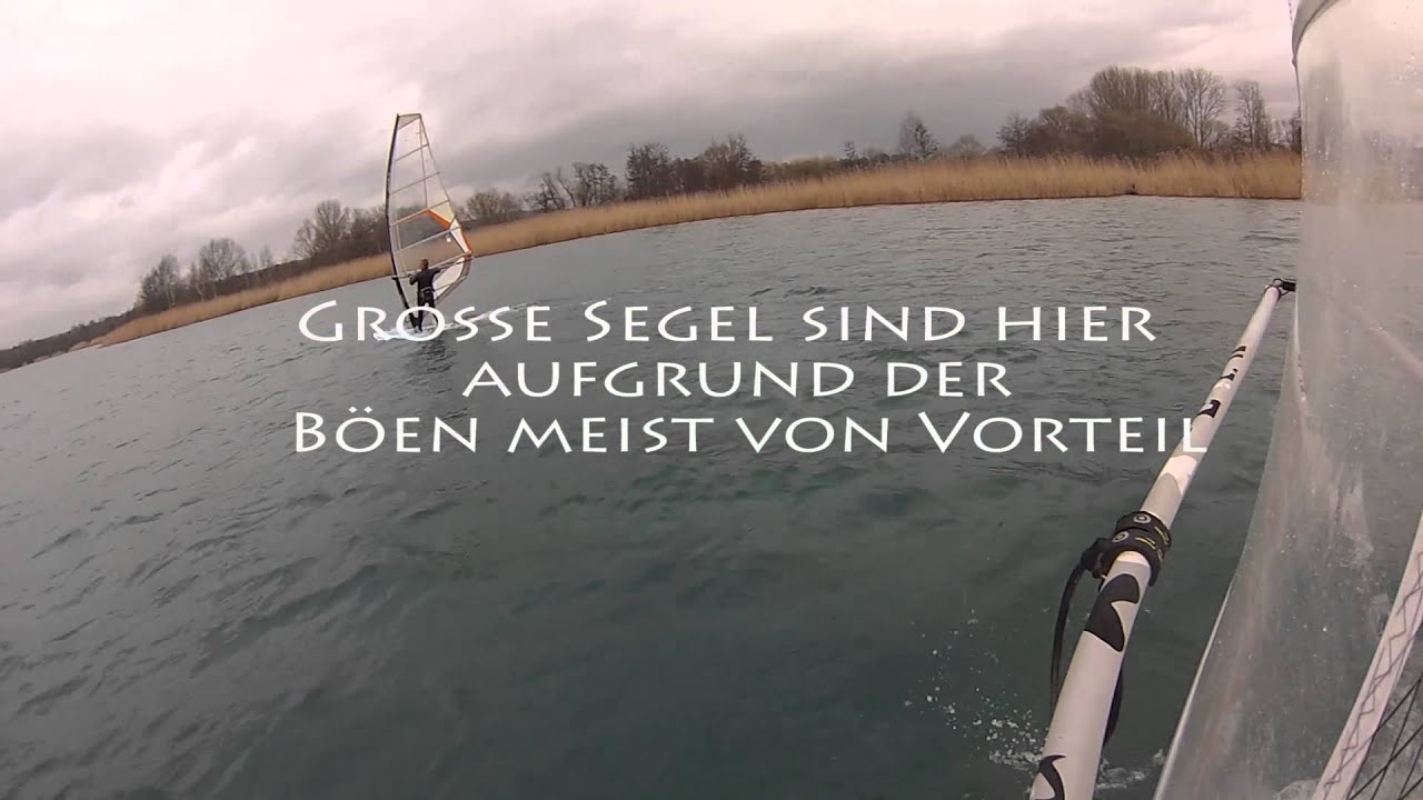 Windsurfen Singliser See , Borken