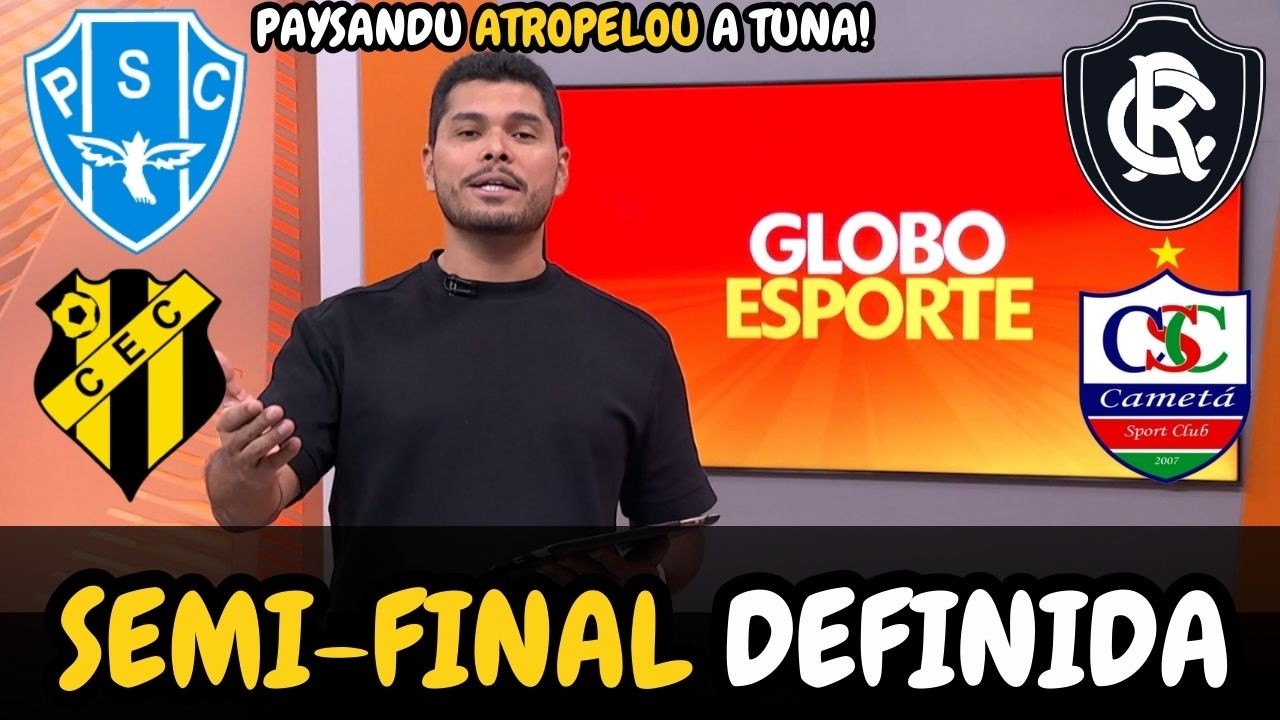 GLOBO ESPORTE PARÁ | 20/02/2026 | SEMI-FINAIS DO PARAZÃO DEFINIDAS