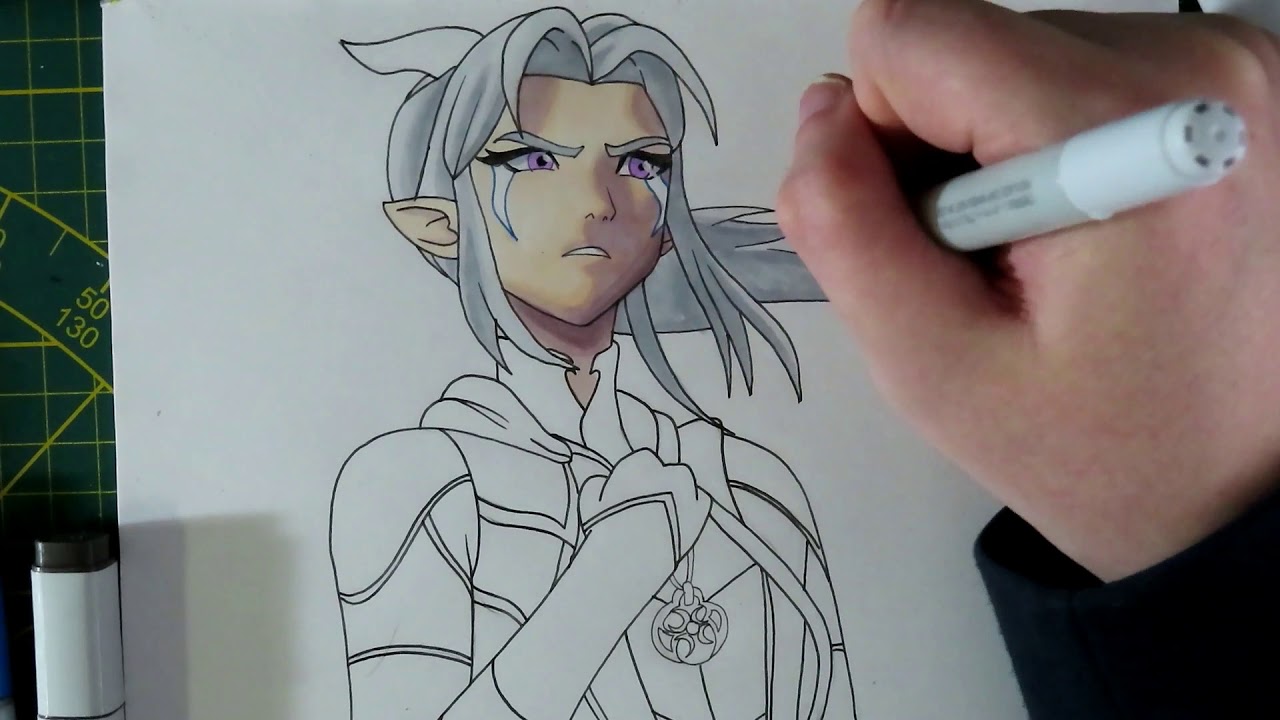 Drawing Rayla The Dragon Prince