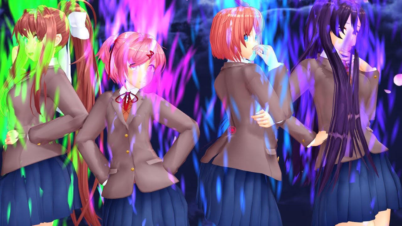 Doki Doki Literature Club - Wildfire [DDLC MMD mod]