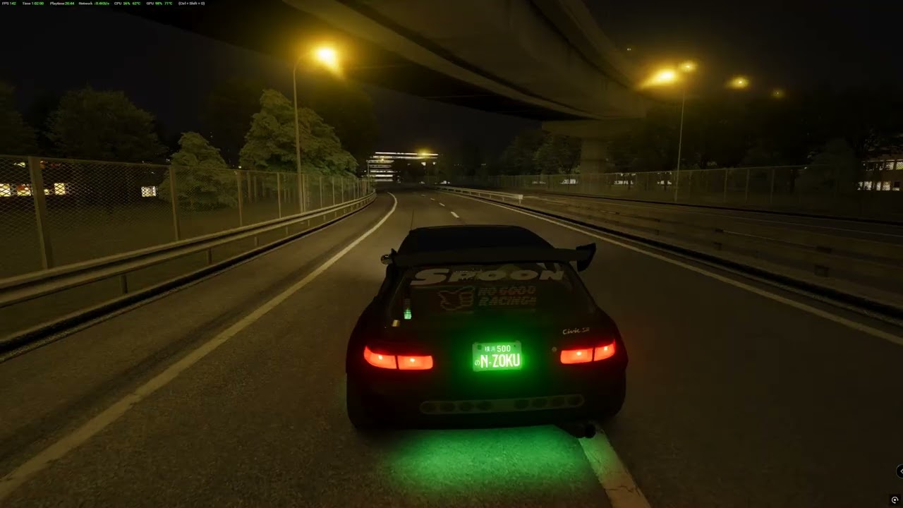 Assetto Corsa 首都高　無事故ならず