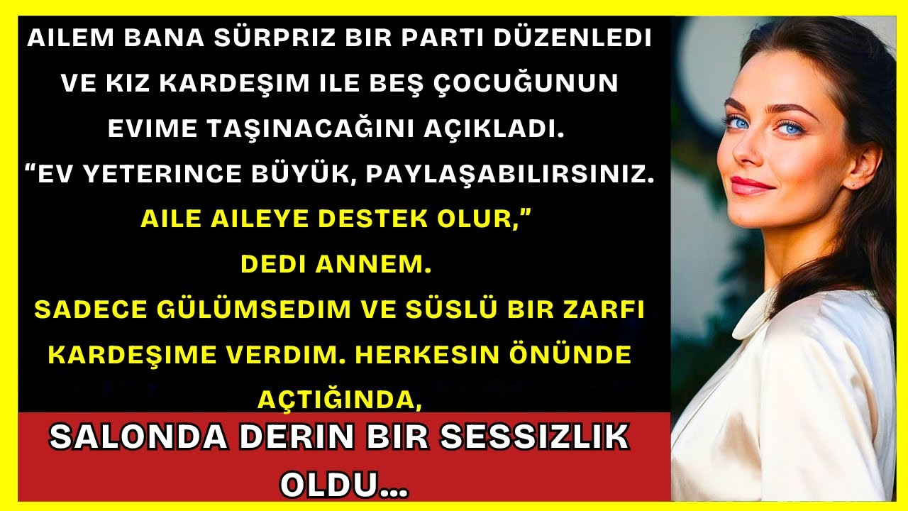 Annem Ve Babam, Kız Kardeşim Ve 5 Çocuğu İle Bana Taşınacaklarını Sürpriz Partimde Açıkladılar