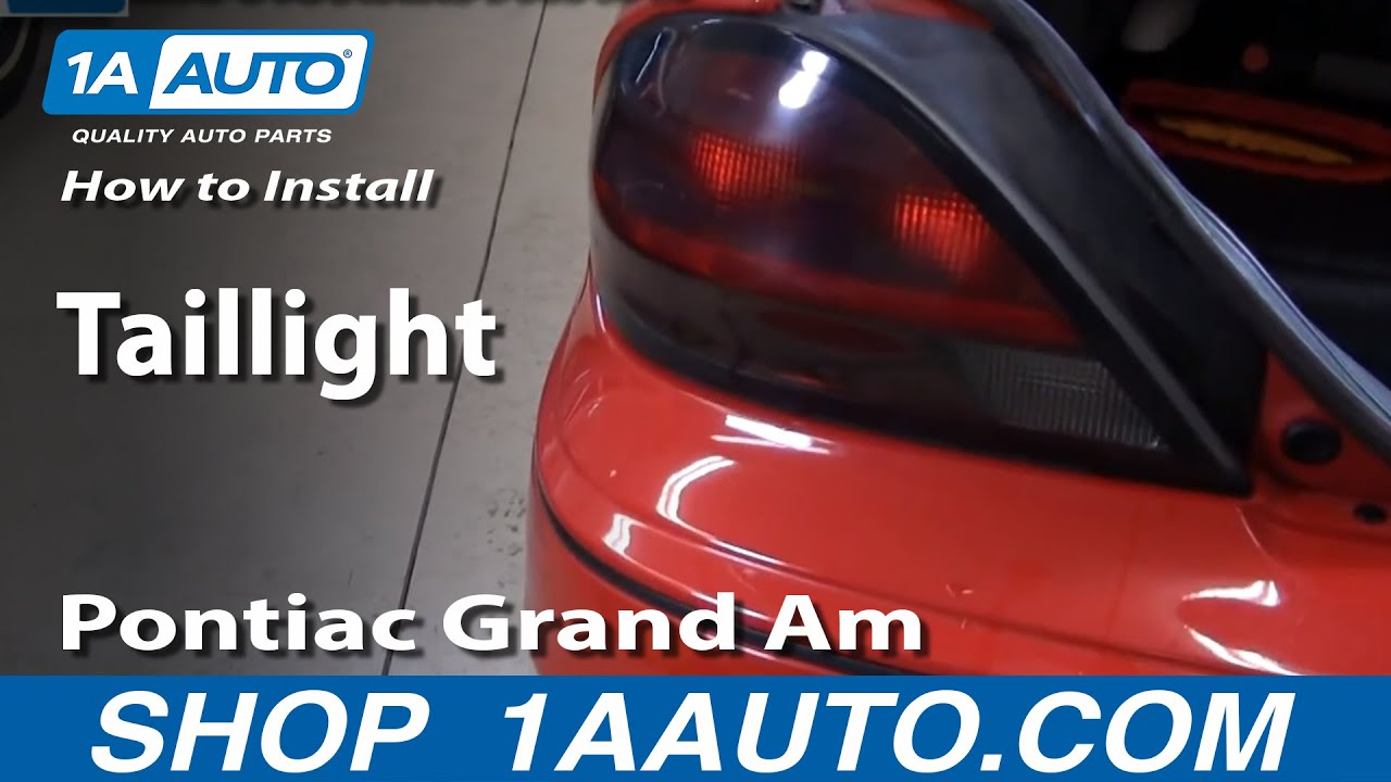 How to Replace Tail Light 99-05 Pontiac Grand Am