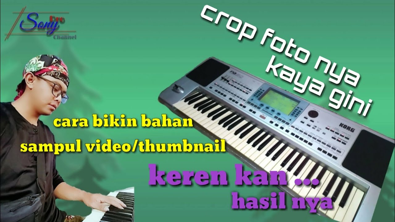 Cara membuat bahan opening, dan cara meng crop foto nya buat thumbnail |memakai background eraser