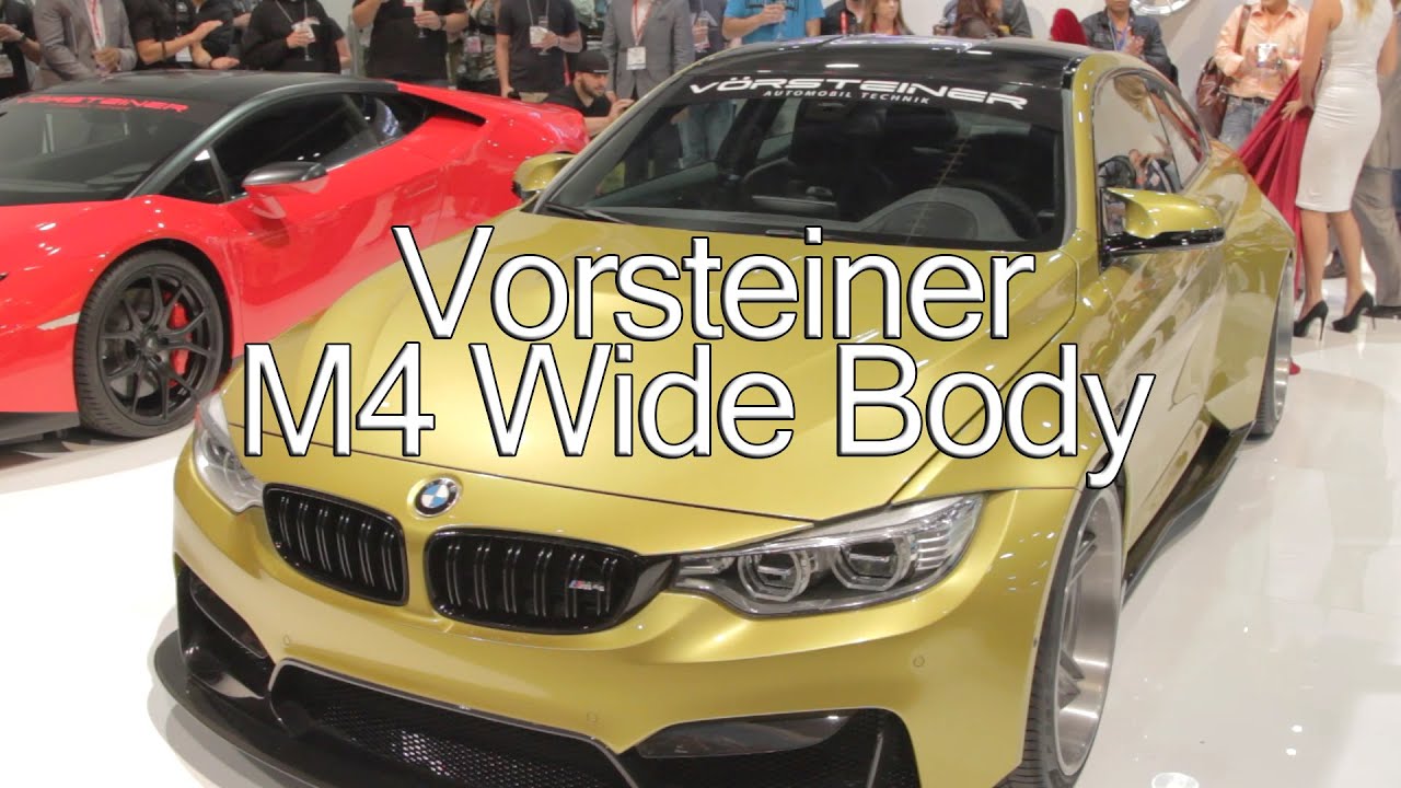 SEMA 2014 Vorsteiner BMW M4 Widebody Kit
